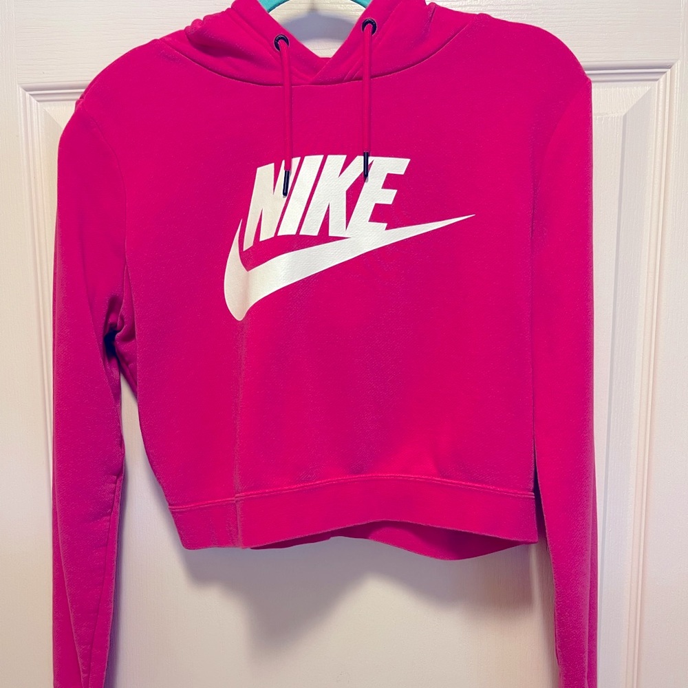 Med Nike Cropped hoodie